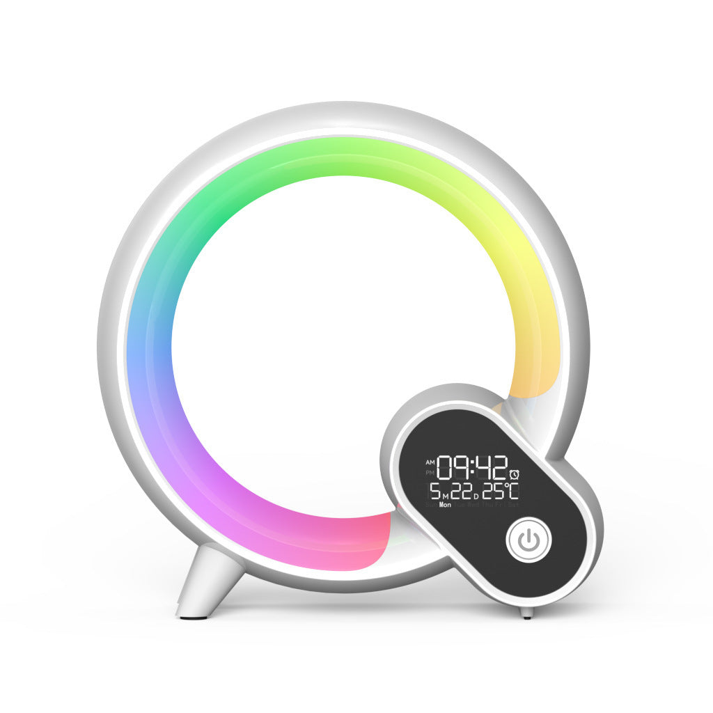 Q Smart Sunrise Alarm Clock with RGB Atmosphere Light, Bluetooth Audio, White Noise Sounds & App Control for Bedroom | All In 1 Shopping