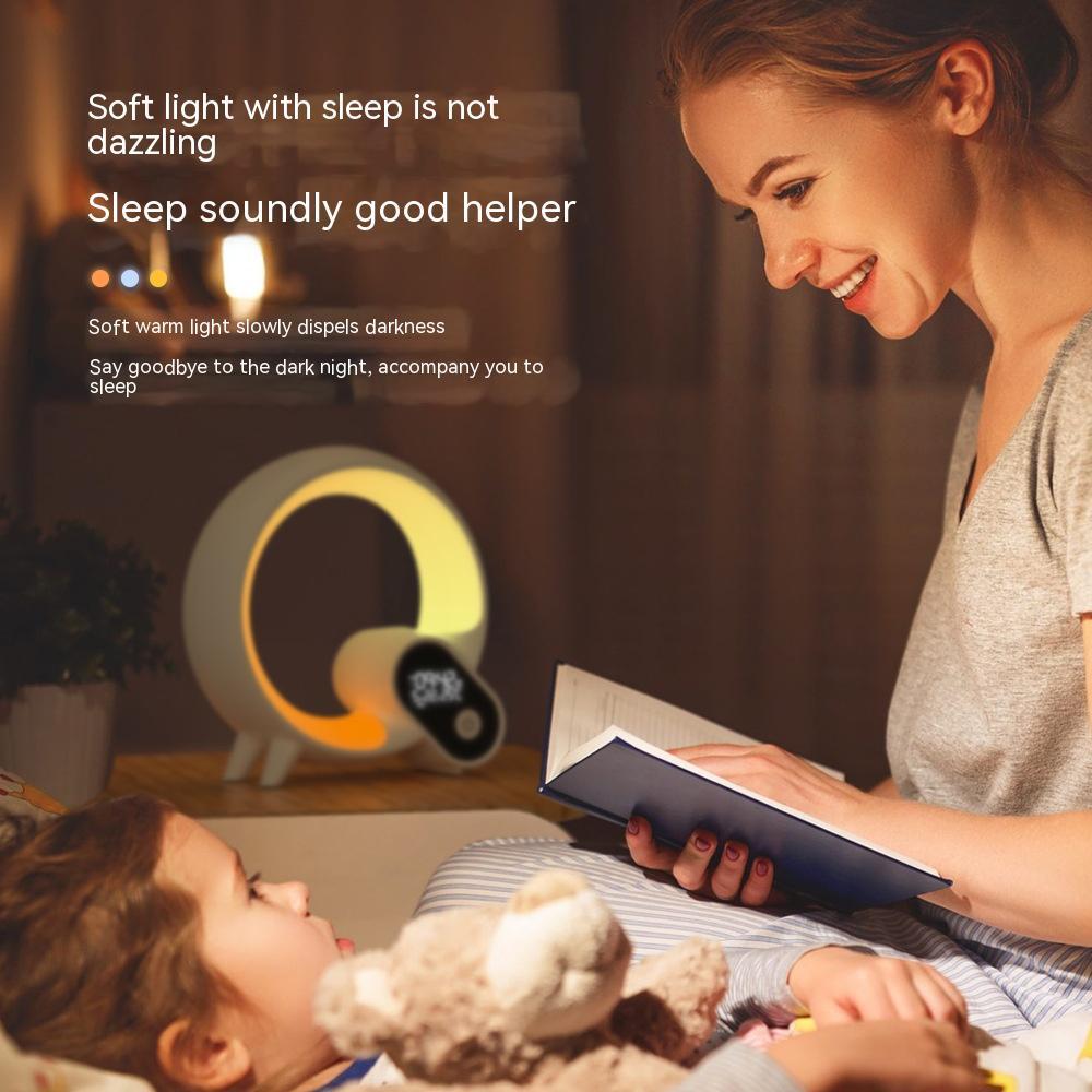 Q Smart Sunrise Alarm Clock with RGB Atmosphere Light, Bluetooth Audio, White Noise Sounds & App Control for Bedroom | All In 1 Shopping