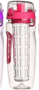 32 Oz Fruit Infuser Water Bottle, BPA-Free Tritan Sports Water Bottle with Fruit Infuser, Leakproof Reusable Juice & Flavored Water Bottle