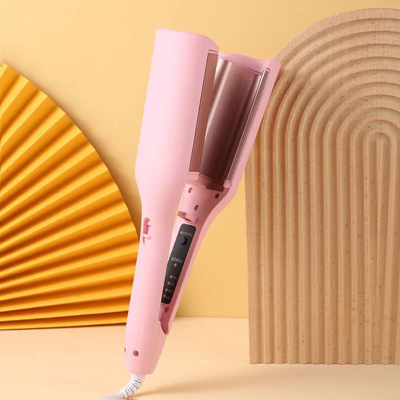 32mm Deep Wave Hair Curler, Fast Heating Curling Iron with 4 Adjustable Temperature Settings for Women  Copy Title