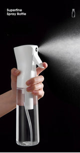 Continuous Mist Hair Spray Bottle | Refillable Fine-Mist Water Sprayer