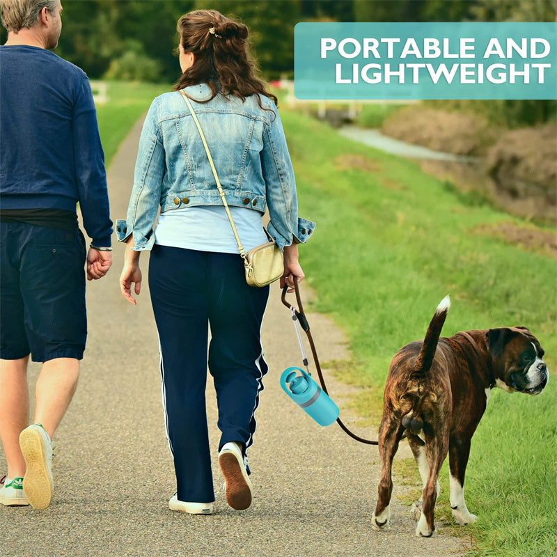Portable Dog Pooper Scooper with Built-In Poop Bag Dispenser, Eight-Claw Pet Waste Picker