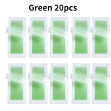 Professional Warning Tapes For Summer Hair Removal, Double Face Cold Warning Paper For Legs, Body, Face,6 Sticks, 10/20 Sticks