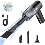 All In 1 SHOPPING 9000Pa cordless car vacuum cleaner with portable design and USB rechargeable mini vacuum for cleaning vehicles.