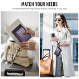 Passport Holder for Travel, Passport Case Wallet With Strap Wristlet and Zipper Wallet for Men Women Gold