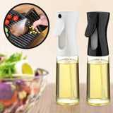 Refillable olive oil and vinegar spray bottle for cooking, made by All In 1 SHOPPING, with a clear spray nozzle and ergonomic design.