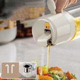 2-in-1 Oil Sprayer and Dispenser Bottle, 550ml Glass Olive Oil Mister with Pouring & Spraying Modes for Cooking, BBQ, Baking and Salad | All In 1 Shopping