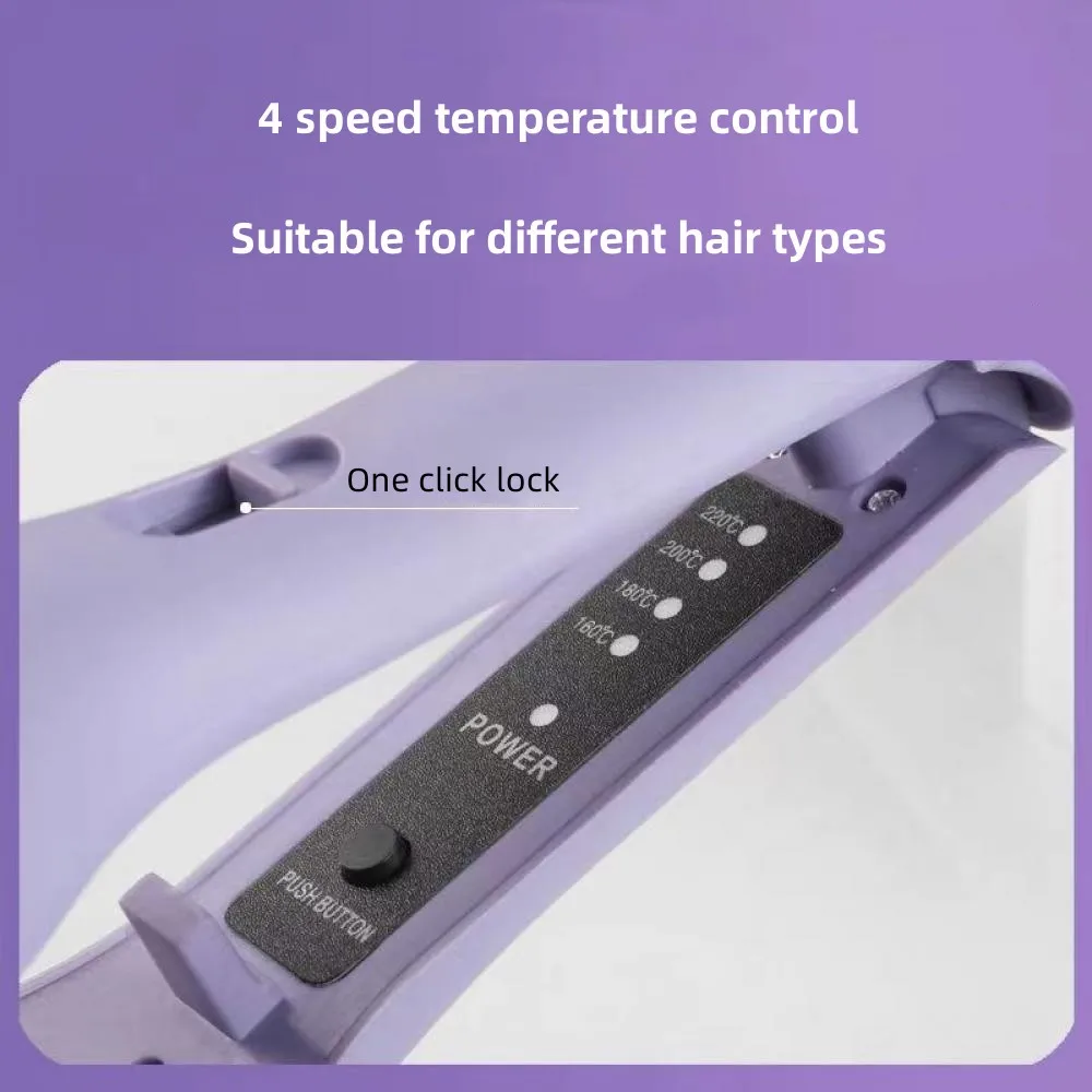 32mm Deep Wave Hair Curler, Fast Heating Curling Iron with 4 Adjustable Temperature Settings for Women  Copy Title