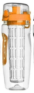 32 Oz Fruit Infuser Water Bottle, BPA-Free Tritan Sports Water Bottle with Fruit Infuser, Leakproof Reusable Juice & Flavored Water Bottle