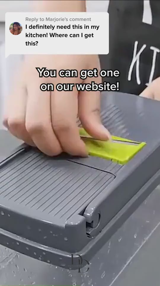 Multifunctional Vegetable Cutter, 7-in-1 Vegetable Slicer, Dicer & Shredder with Interchangeable Blades | All In 1 Shopping .mp4