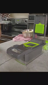 Multifunctional Vegetable Cutter, 7-in-1 Vegetable Slicer, Dicer & Shredder with Interchangeable Blades | All In 1 Shopping.mp4